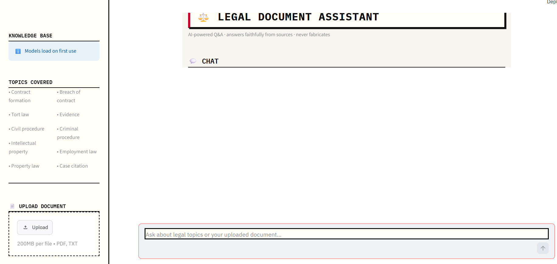 Legal Document Assistant